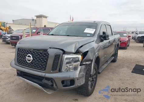 2018 Nissan Titan Pro-4X z USA, uszkodzony, nr VIN 1N6AA1E53JN512137